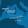 Španělsko, Tunisko, Itálie z Barcelony na lodi Costa Smeralda ****