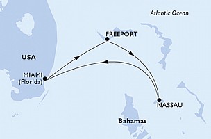 USA, Bahamy z Miami na lodi MSC Magnifica, plavba s bonusem